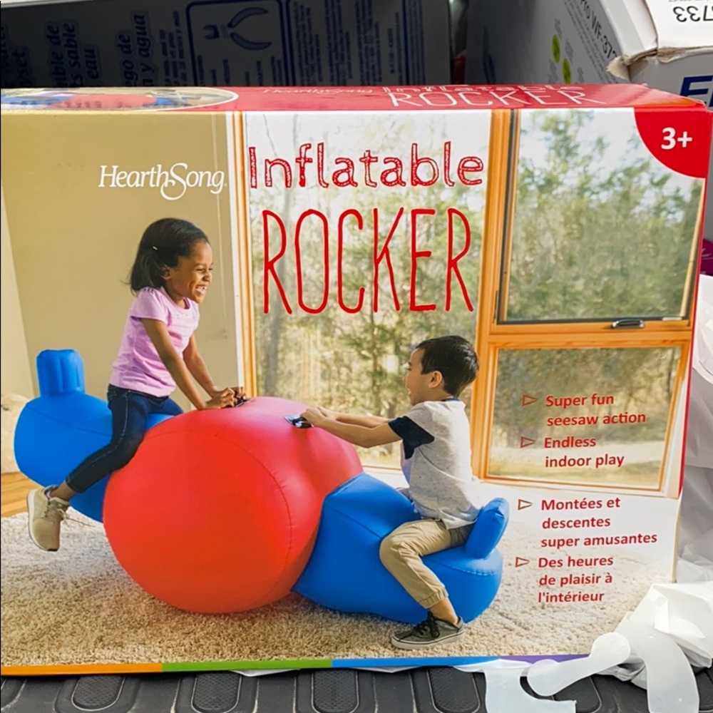 HearthSong Inflatable Rocker NIB